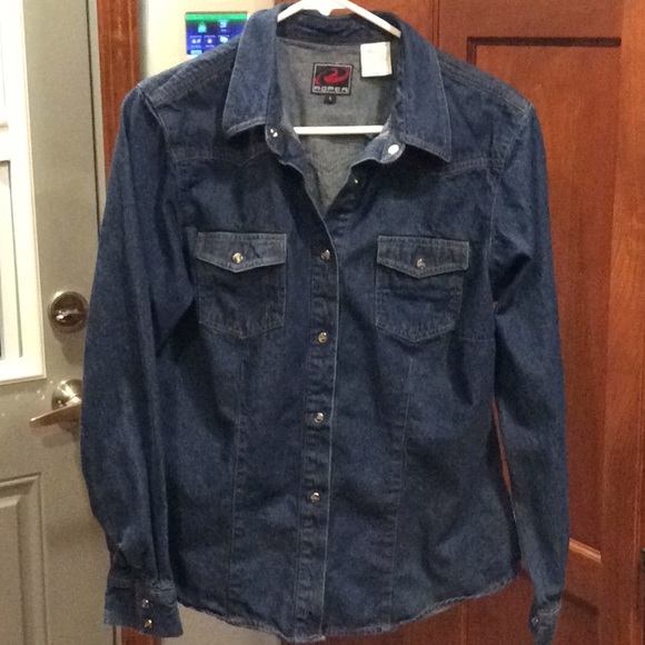 roper denim shirt